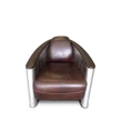Kép 1/3 - Aero-Konstanz aluminum bőrfotel - lavintagehome.hu