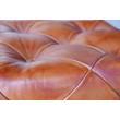 Kép 3/4 - Chesterfield bőr puff - lavintagehome.hu