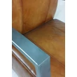 Kép 6/7 - Como bőrfotel acél lábbal - lavintagehome.hu