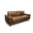 Kép 1/5 - Dome tölgyfa bőr kanapé 2 személyes - lavintagehome.hu