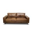 Kép 2/5 - Dome tölgyfa bőr kanapé 2 személyes - lavintagehome.hu