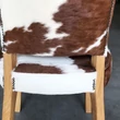 Kép 5/5 - Brenda bükkfa étkezőszék tehénbőr kárpittal - lavintagehome.hu