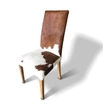 Kép 1/2 - Harry bükkfa étkezőszék tehénbőr kárpittal - lavintagehome.hu