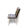 Kép 3/4 - Lidia bükkfa bőr kárpitozott étkezőszék - lavintagehome.hu