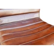 Kép 2/4 - Stripe fémvázas bőr étkezőszék - lavintagehome.hu