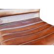 Kép 2/4 - Stripe fémvázas bőr étkezőszék - lavintagehome.hu