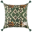 Kép 1/3 - Zöld design díszpárna - lavintagehome.hu