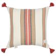 Kép 2/2 - Herina design díszpárna csíkos, bojttal - lavintagehome.hu