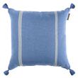 Kép 2/2 - Katalin design díszpárna csíkos, bojttal - lavintagehome.hu