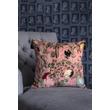 Kép 3/3 - Royal Garden rózsaszín design bársony díszpárna - lavintagehome.hu
