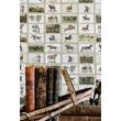 Kép 3/4 - English Equestrian Stamps lovas design tapéta - lavintagehome.hu