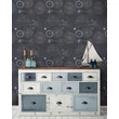 Kép 2/2 - Astronomy Blue design tapéta klasszikus - lavintagehome.hu