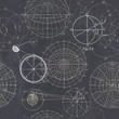 Kép 1/2 - Astronomy Blue design tapéta klasszikus - lavintagehome.hu