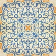 Kép 1/2 - Spanish Tile design tapéta klasszikus - lavintagehome.hu