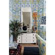 Kép 2/2 - The Villa Mural Red design tapéta mintás - lavintagehome.hu