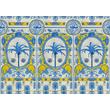 Kép 2/3 - The Villa Mural Yellow design tapéta mintás - lavintagehome.hu