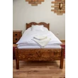 Kép 1/8 - Rusztikus fenyőfa tulipános ágy 90X200 cm - lavintagehome.hu