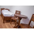 Kép 8/9 - Rusztikus fenyőfa kerek asztal - lavintagehome.hu