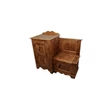 Kép 1/2 - Rusztikus fenyőfa láda szekrénnyel - lavintagehome.hu
