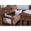 Kép 6/9 - Rusztikus fenyőfa parasztpad - lavintagehome.hu