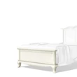 Kép 4/7 - Ágyvég Cleopatra prémium babaágyhoz Krémszín - lavintagehome.hu