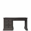 Kép 7/12 - Imperio design íróasztal Olajos szürke - lavintagehome.hu
