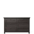 Kép 6/10 - Karisma prémium 6 fiókos komód Olajos szürke - lavintagehome.hu