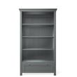Kép 6/8 - Karisma prémium könyvszekrény Mosott szürke - lavintagehome.hu