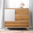 Kép 4/7 - Pandora prémium tölgyfa komód 4 fiókos - lavintagehome.hu