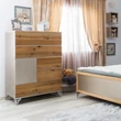 Kép 3/8 - Pandora prémium tölgyfa komód 6 fiókos - lavintagehome.hu