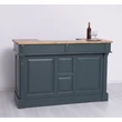 Kép 2/4 - Fenyőfa bárpult 160 cm tölgyfalappal - lavintagehome.hu