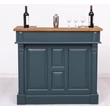 Kép 1/11 - Fenyőfa bárpult 120 cm tölgyfalappal - lavintagehome.hu