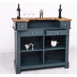 Kép 4/11 - Fenyőfa bárpult 120 cm tölgyfalappal - lavintagehome.hu