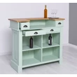 Kép 7/11 - Fenyőfa bárpult 120 cm tölgyfalappal - lavintagehome.hu