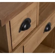 Kép 11/11 - Fenyőfa bárpult 120 cm tölgyfalappal - lavintagehome.hu