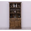 Kép 1/21 - Fenyőfa bárszekrény 2 ajtós, pohártartóval - lavintagehome.hu