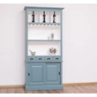 Kép 7/21 - Fenyőfa bárszekrény 2 ajtós, pohártartóval - lavintagehome.hu