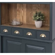 Kép 12/21 - Fenyőfa bárszekrény 2 ajtós, pohártartóval - lavintagehome.hu