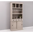 Kép 19/21 - Fenyőfa bárszekrény 2 ajtós, pohártartóval - lavintagehome.hu