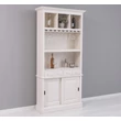 Kép 20/21 - Fenyőfa bárszekrény 2 ajtós, pohártartóval - lavintagehome.hu