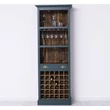 Kép 12/14 - Fenyőfa bárszekrény bortartóval - lavintagehome.hu