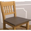 Kép 8/8 - Fenyőfa bárszék háttámlás tölgyfa ülőlappal - lavintagehome.hu
