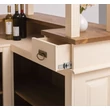 Kép 4/6 - Fenyőfa bárpult L alakú - lavintagehome.hu