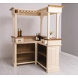 Kép 5/6 - Fenyőfa bárpult L alakú - lavintagehome.hu