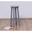 Kép 1/5 - Fenyőfa bárszék kerek ülőlappal - lavintagehome.hu