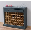 Kép 4/16 - Bortartó szekrény 2 fiókos, 50 palackos - lavintagehome.hu