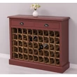 Kép 8/16 - Bortartó szekrény 2 fiókos, 50 palackos - lavintagehome.hu