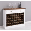 Kép 16/16 - Bortartó szekrény 2 fiókos, 50 palackos - lavintagehome.hu