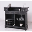 Kép 3/6 - Fenyőfa bárpult 120 cm bortartóval - lavintagehome.hu