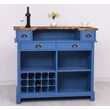 Kép 6/6 - Fenyőfa bárpult 120 cm bortartóval - lavintagehome.hu